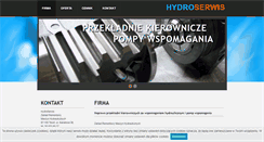 Desktop Screenshot of hydroserwis.pl