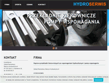 Tablet Screenshot of hydroserwis.pl